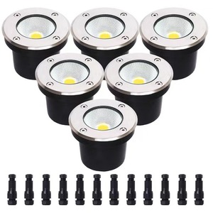 LED Recessed <strong>Deck</strong> <strong>Lights</strong> <strong>Low</strong> <strong>Voltage</strong> 6x6 <strong>Post</strong> <strong>Cap</strong> for Patio Path Garden Railing Landscape Under Eave Garden Lighting - Product Image 2