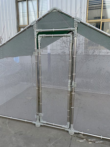Poulailler d'extérieur en cage pour volailles Poulailler pour cour avec couverture imperméable, Cage d'habitat pour <span class=keywords><strong>canards</strong></span> et lapins Spi - Product Image 6
