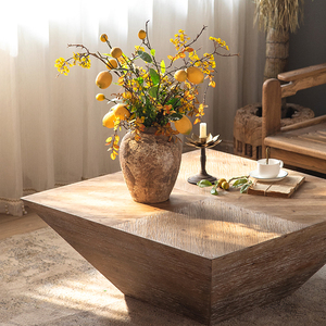 Huis Eetzaal Meubels Massief Houten Retro Japans Design Diner Center Tafels Villa Eettafel - Product Image 2