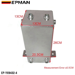 EPMAN 4L High-Performance Aluminum Fuel Surge Tank TIG Welded 6061 Alloy Universal Racing Car Upgrade EP-YX9432-4 - Product Image 3