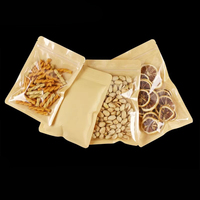 Direkt vom Hersteller: Kraftpapier-Zipperbeutel mit Aufreißkerbe und Sichtfenster für Snacks, Nüsse, Kaffee und Tee