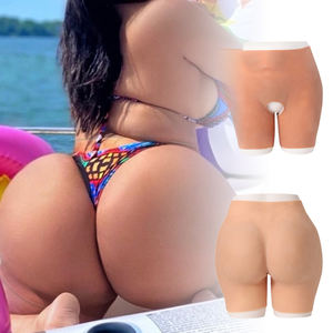 Butt-Rich Artifact Open Fake Ass Pants Anti-String Pussy Silicone Crossdresser Beachwear <span class=keywords><strong>Bikini</strong></span> - Product Image 1