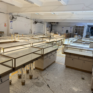 Sang trọng Tùy chỉnh hình chữ nhật đồ trang sức Bảng hiển thị Showcase Boutique kính trang sức hiển thị truy cập cho cửa hàng - Product Image 4