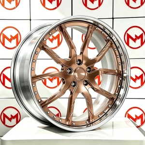 Rines de Aleación Maxtera Forjados a Medida de 3 Piezas Estilo Formato para Autos de Lujo como Caprice, Impala, Escalade, Ghost, Suburban, GMC, G63, F-150 - Product Image 3