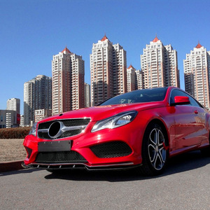 Mercedes-Benz E-Class Coupe C207 2013-2016 AMG Front Lip Splitter Piano Black Carbon Fiber Texture PP Material - Product Image 2
