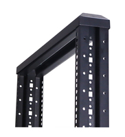 LE 600MM 19" Rack réseau ouvert en acier laminé à froid SPCC, revêtement poudré, rack de serveur 18U-47U en stock