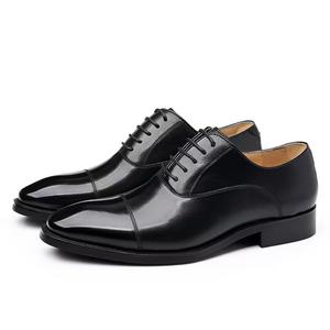 Zapatos Oxford Formales de Negocios para Hombre, Estilo Monk Strap, de Cuero Genuino, Punta Alta, de Alta Calidad, para Novio, Antideslizantes y Transpirables - Product Image 1