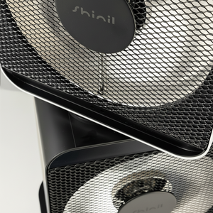 OEM/ODM ฮีตเตอร์ไฟฟ้าทรงลูกบาศก์คู่สีขาวกำลังสูงการกระจายความร้อนกว้างพัดลมทำความร้อนในบ้านขนาดเล็กวัสดุพลาสติก - Product Image 1