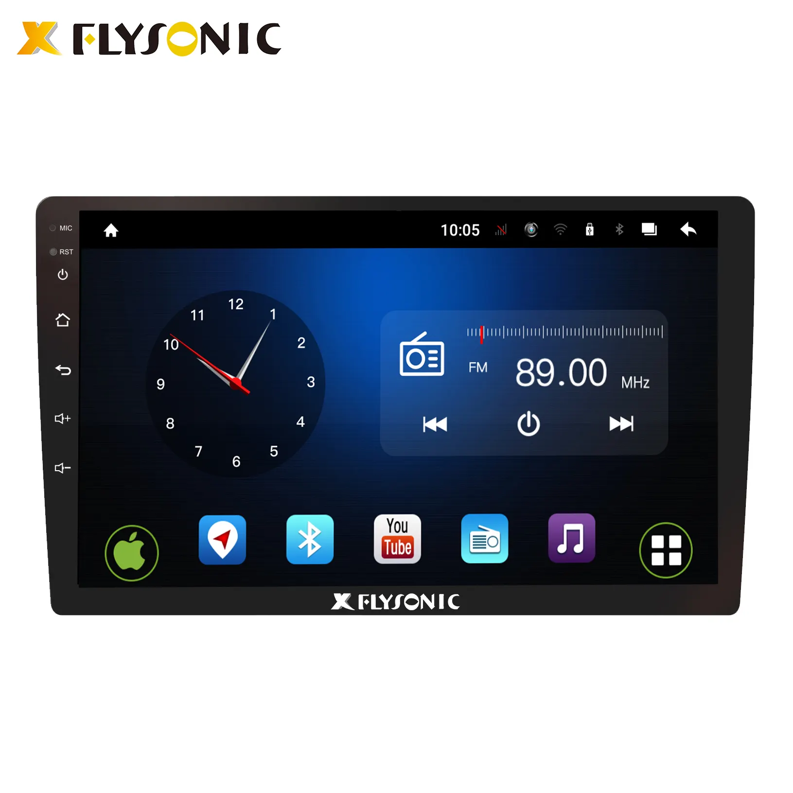 Flysonic Android Auto Monitor Real 1080p Full Hd Dvr With Night Vision Camera Box Interface For Mokka Car Video