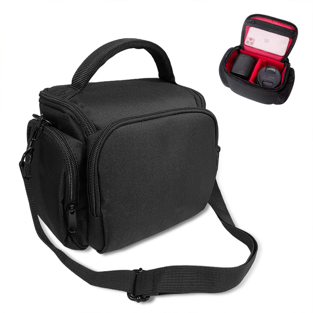 Portable Durable Digital Gear Camera Bags Waterproof Padded Compact Lightweight Shoulder Bag DSLR/SLR/Mirrorless Cameras Nylon