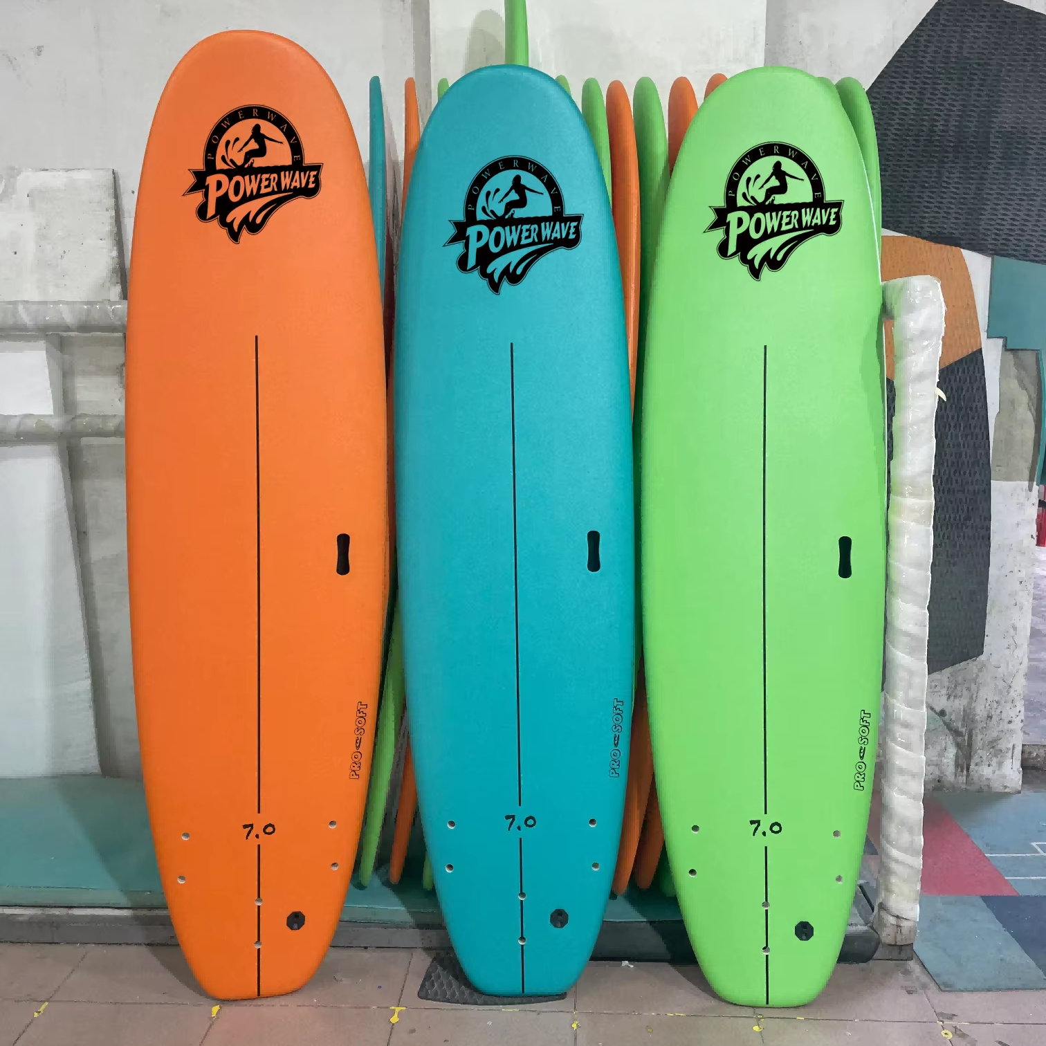 Low Price 7 ft Surfboard Epoxy Construction & Surf Leash Included