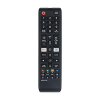 Télécommande à code fixe BN59-01315D 433 MHz, noire, 4 boutons, pour téléviseurs Samsung série 7 RU7100 UA43R, portée de 8 mètres, piles AAA