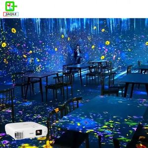 ร้านอาหาร บอลรูม ป่าแฟนตาซีเสมือนจริง โอเชียนบาร์ คาราโอเกะ เครื่องฉายภาพโฮโลแกรม โปรเจคเตอร์แบบอินเทอร์แอคทีฟบนพื้น ความละเอียด 1080p ขนาด 2x3x2x6 เมตร - Product Image 4