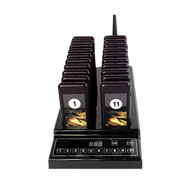 FLZJ-68 Wireless Guest Pager Coaster Buzzer Restaurant 10/16/20 Vibrating Pager Service Paging System for Cafe