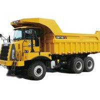 Camion benne minier 90 tonnes à commande mécanique 875d 885a 885d avec moteur, roulement, boîte de vitesses et transmission 6x4
