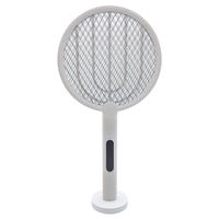 Raquette anti-moustiques électrique HXP portable rechargeable à batterie au lithium écologique