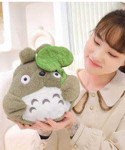 Peluche <span class=keywords><strong>Totoro</strong></span> <span class=keywords><strong>Feuille</strong></span> de Lotus Mignonne de Dessin Animé, Cadeau d'Anniversaire pour Enfants, Cadeau de Fête, Cadeau pour Couple, Jouet à la Machine à Pinces, Pendentif, Jouet Apaisant - Product Image 6