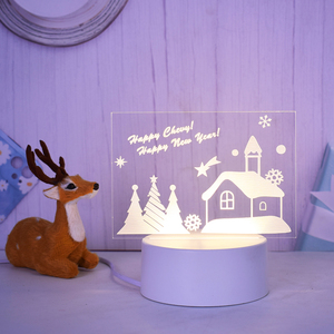 2025 thiết kế hiện đại 3D LED Đèn vớ đồ trang sức Bộ đồ chơi giáng sinh trang trí DC thả cây đèn đồ trang trí trình bày - Product Image 5