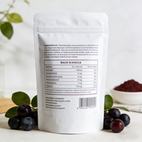 Poudre de Maqui Berry de haute qualité, poudre de fruit de Maqui Berry, poudre de Maqui Berry lyophilisée, fabrication en usine, OEM