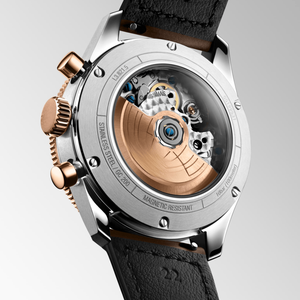 Reloj Cronógrafo Automático para Hombre, Estilo Piloto, Correa de Cuero, Cristal de Zafiro, Reloj Deportivo de Pulsera Longinesing - Product Image 6