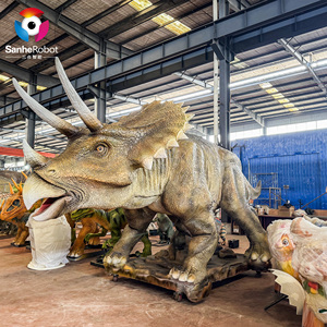 Al aire libre a prueba de agua <span class=keywords><strong>Jurassic</strong></span> Park Animatronic dinosaurio <span class=keywords><strong>Triceratops</strong></span> modelo personalizado tamaño y movimiento - Product Image 5