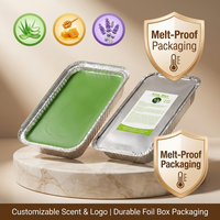 Cire d'épilation de peau sensible bloc de cire de miel 1Kg feuille d'aluminium pré-enduit Salon professionnel usage domestique facile indolore