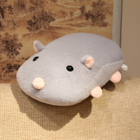 Oreiller de souris en peluche super douce de 12 pouces avec logo personnalisé ornements de maison de dessin animé pour le sommeil ou la décoration intérieure jouet d'animal en peluche doux