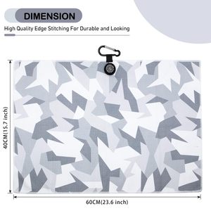 Toalla de Golf Magnética Personalizada para Hombres y Mujeres, Toalla de Golf de Microfibra con Imán Reforzado - Product Image 6