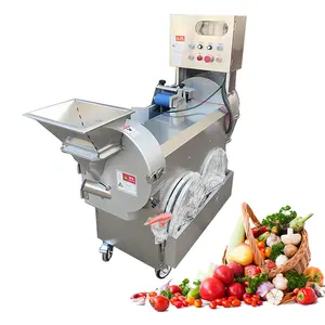 Stainless Steel Turmeric Okra Chili Pepper Cabbage Green Onion Ring Cutting Machine for Restaurant