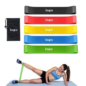 Bandes de résistance élastiques légères avec logo personnalisé pour les promotions de bien-être en entreprise - Product Image 1