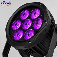 Projecteur LED DMX512 18W SHE-WaSAP0712D RGBW pour spectacles en direct, tournées et événements