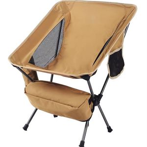Chaise pliante portable ultralégère en aluminium avec tissu Oxford renforcé, siège compact pour le camping, la randonnée, la pêche, la plage, les pique-niques et les voyages - Product Image 1