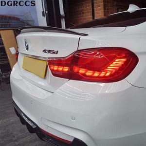 OriginalFor <span class=keywords><strong>BMW</strong></span> Serie 4 F36 <span class=keywords><strong>430</strong></span> 435 440 4 puertas Cran <span class=keywords><strong>Coupe</strong></span> P fibra de carbono forjada alerón trasero no perforado maletero 2014-2019 - Product Image 3