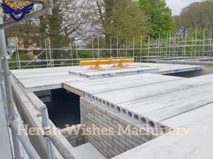 Machine de fabrication de panneaux de plancher en béton préfabriqué à âme creuse de 15 cm x 60 cm pour la construction de cadres résidentiels et commerciaux - Product Image 6