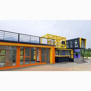 Kit de maisonnette portable 20/40 pieds, conteneur modulaire en acier, pod commercial pour distributeur automatique, bureau de jardin ou kiosque de marque - Product Image 3