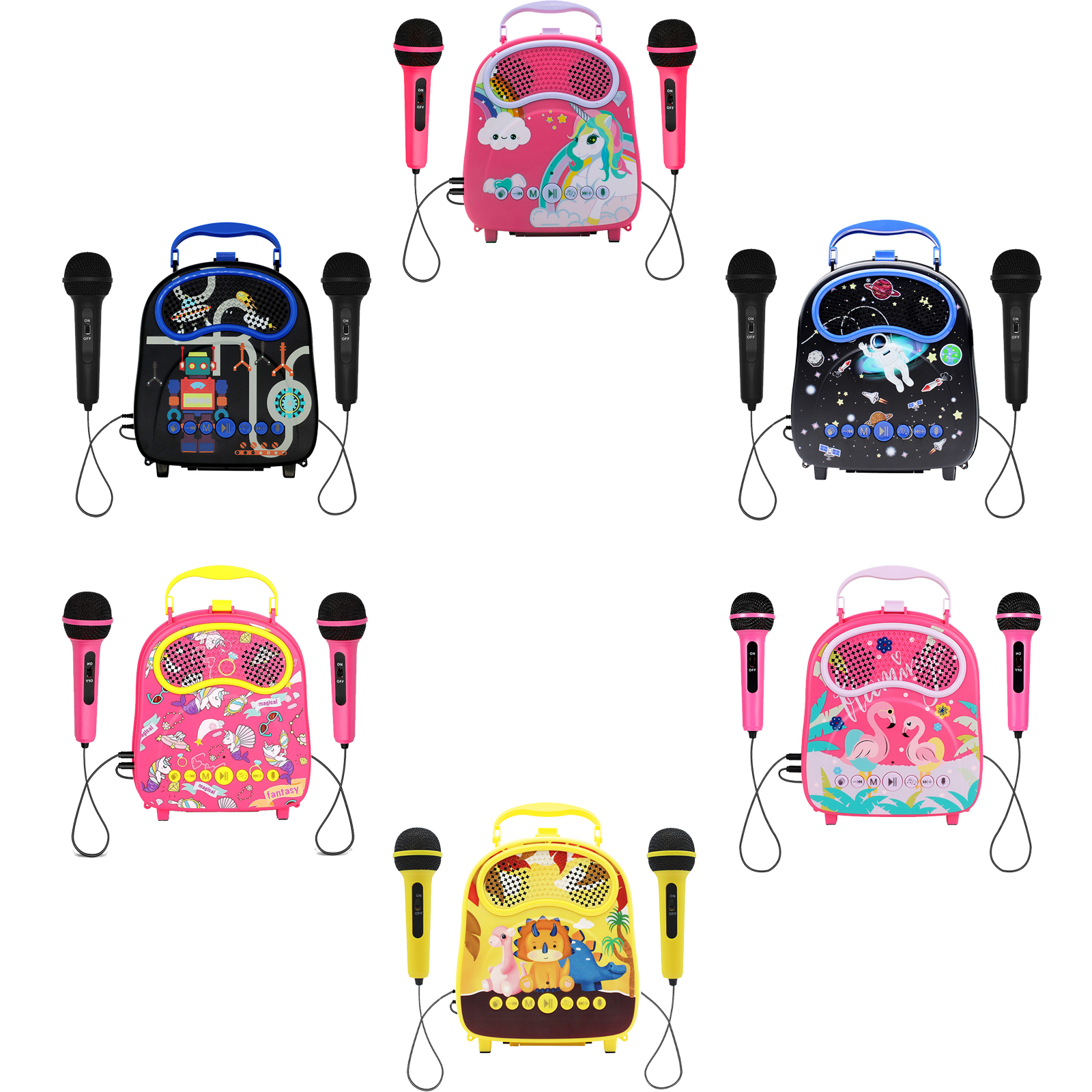 Новое поступление! Мулти функциональный детский караоке с двумя микрофонами беспроводной раннего обучения детского просвета