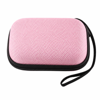 Étui EVA de voyage avec logo personnalisé étui pour appareil photo numérique avec fermeture éclair étui de poche en maille rangement portable étui de protection antichoc uniquement