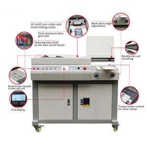 Hot Glue <b>Binding</b> Full-Automatic Hot Glue Perfect Book <b>Binding</b> <b>Machine</b> - Product Image 4