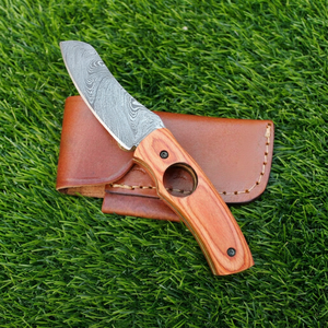Cortador de Cigarros Clásico al por Mayor, Cortador de Cigarros de Acero de Damasco, Herramientas para Cigarros, Cuchillo para Cigarros - Product Image 1