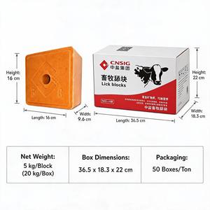 Bloc minéral nutritif biologique pour animaux, pierre à lécher pour bétail, sel à lécher pour vaches laitières, oligo-éléments pour l'alimentation en ferme - Product Image 6