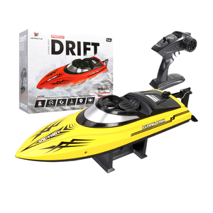 Lancha rápida a control remoto Sparkly HJ808 <span class=keywords><strong>de</strong></span> alta velocidad, modelo <span class=keywords><strong>de</strong></span> navegación competitivo 2.4G, juguete acuático, barco a control remoto. - Product Image 6