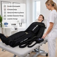 Bottes de compression pour les jambes rechargeables et portables à 8 chambres, pour les passionnés de fitness, soulagement de la fatigue musculaire après l'exercice