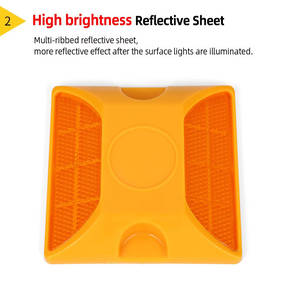 सड़क परावर्तक बिल्ली की आँखें दिखाती सड़क स्टड फीड्स को दर्शाती हैं - Product Image 4