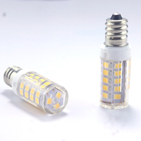Lampes LED E12 en forme de maïs, lumière du jour 6000K, base en céramique, équivalent halogène, pour lustres résidentiels, ventilateurs de plafond, 5W