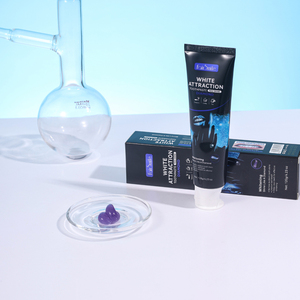 Dentifrice blanchissant Private Label White Attraction avec <span class=keywords><strong>formule</strong></span> d'élimination des taches SWA pour une haleine fraîche, soins bucco-dentaires professionnels - Product Image 3