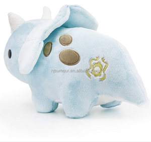 Peluche rinoceronte farcito rinoceronte blu serie animali del regno animali farciti per bambino - Product Image 2