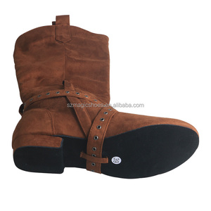 Botas de Baile de Alta Calidad para Mujer, Suela de Gamuza, Cómodas para Prácticas y Competencias, Color Negro, Entrega Rápida, Envío Directo - Product Image 6