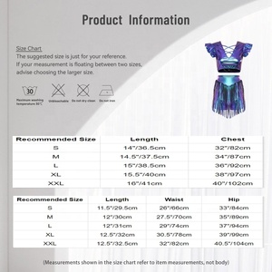 Robe de compétition de danse de salon personnalisée pour femmes, tenue de danse métallique, haut court à manches volantées et short pour la danse jazz - Product Image 6