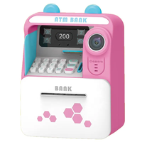 Nouveau style de jouet tirelire intelligent automatique avec reconnaissance faciale, en plastique ABS, pour enfants