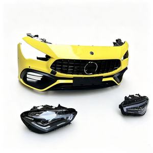 Kit complet de pare-chocs, calandre et phares pour Mercedes Benz CLA <span class=keywords><strong>45</strong></span> <span class=keywords><strong>AMG</strong></span> C118, comprenant une partie avant <span class=keywords><strong>AMG</strong></span> d'origine. - Product Image 2
